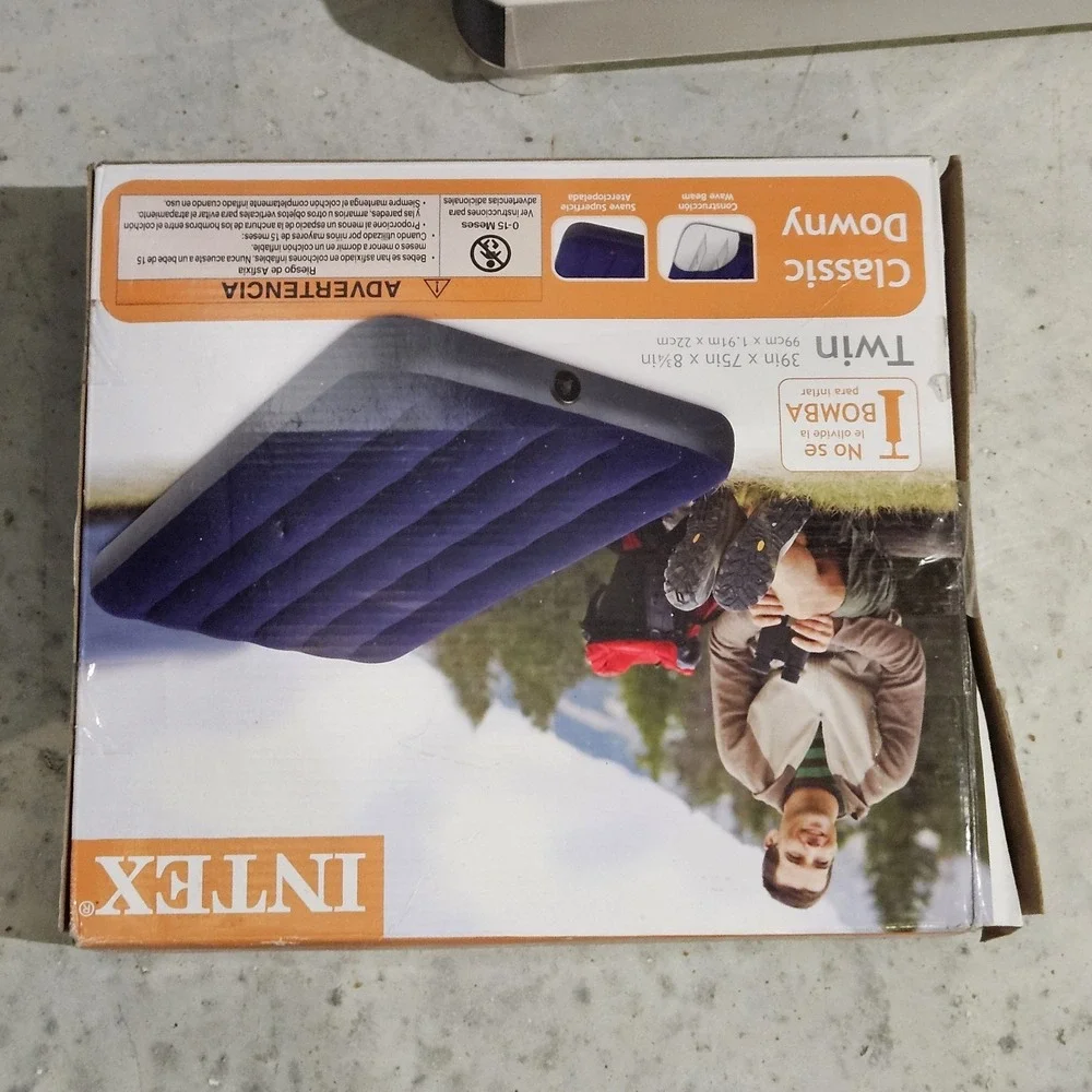 Intex Dura-Beam Standard Series Single Height Inflatable Airbed  Twin